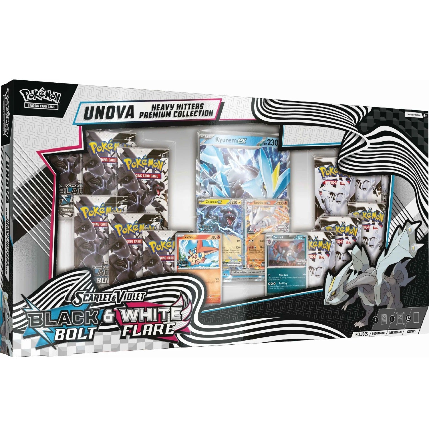 Pokémon TCG Unova Heavy Hitters Premium Collection | 12 Packs Sealed
