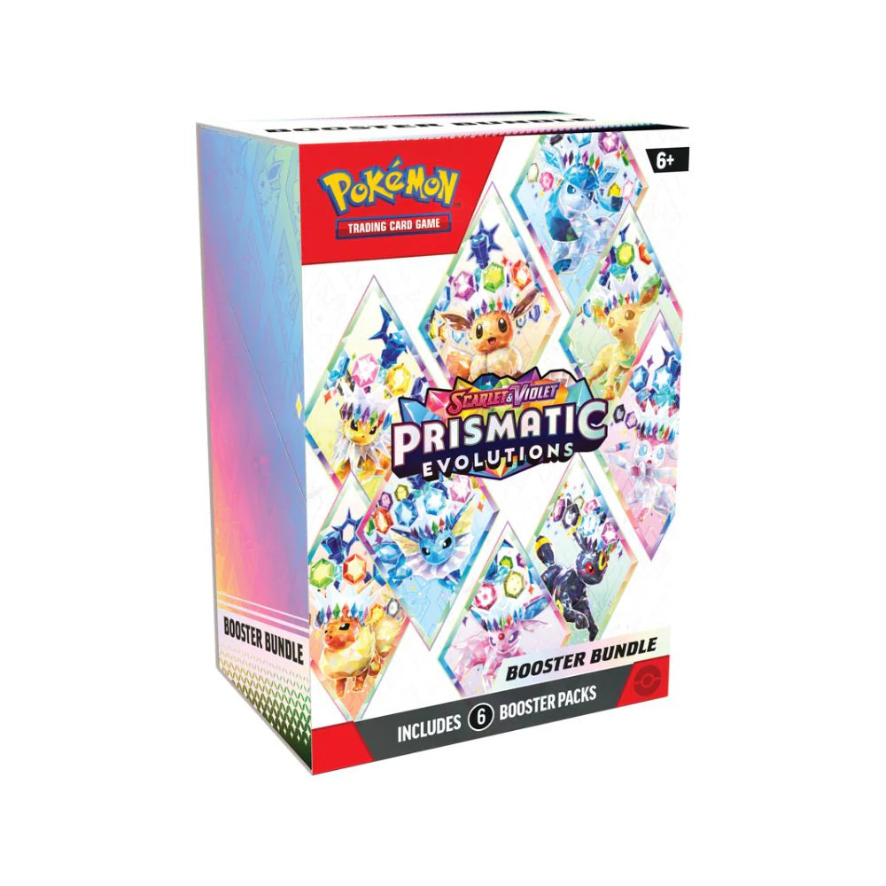 Pokémon Prismatic Evolutions Booster Bundle | 6 Packs Sealed
